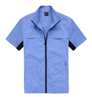 【廠家直銷 夏季廠服 工作服 工廠制服 工裝定做 短袖工作服定做】價格,廠家,圖片,制服、工作服,佛山市南海區唯藍天伊工作服-